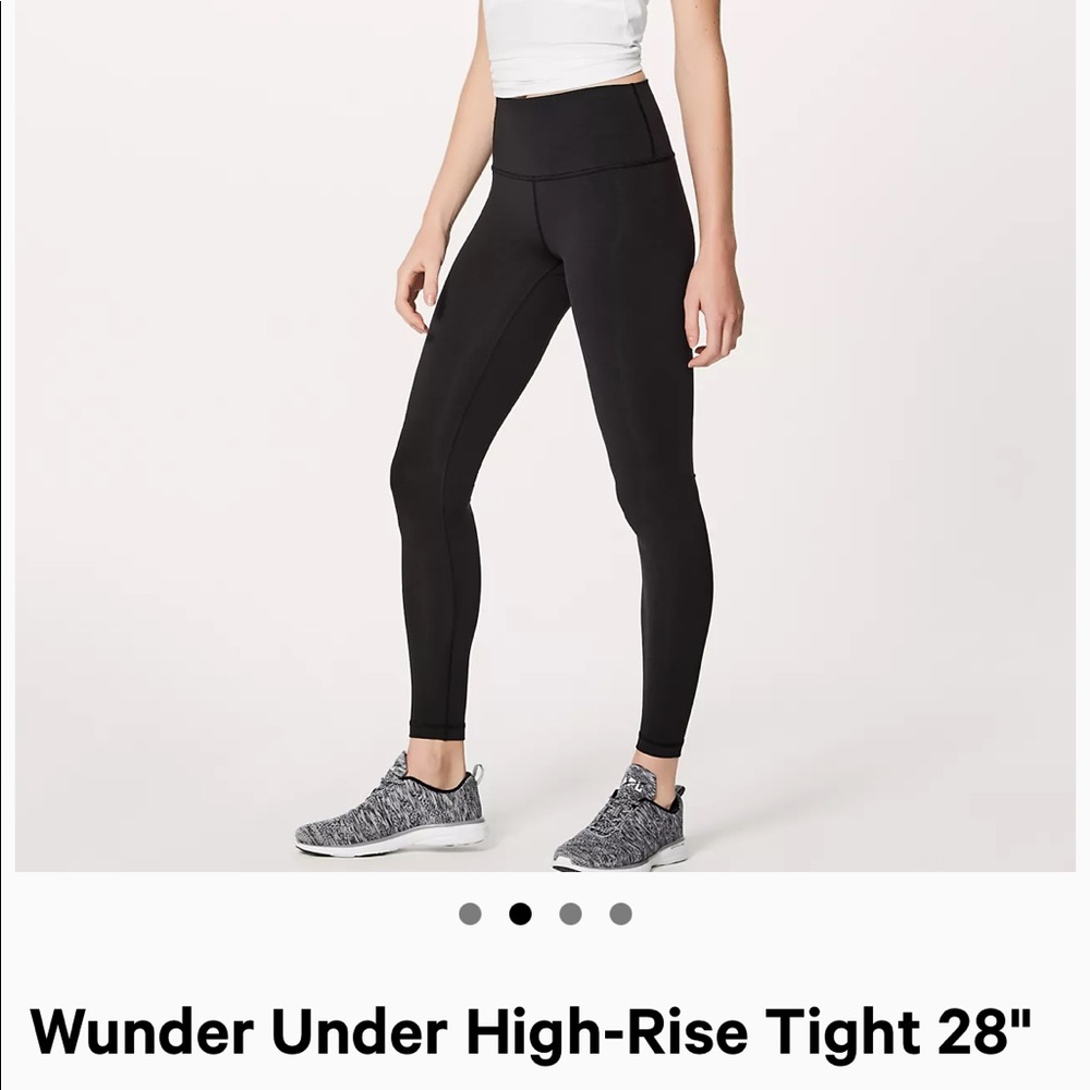 Lululemon Sz8 WunderUnder highrise leggings 28”